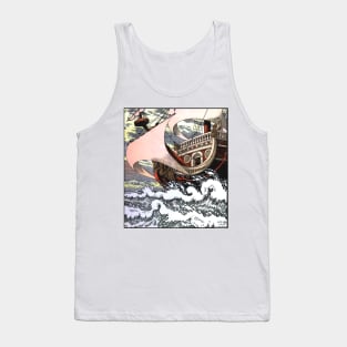 The Little Mermaid - Ship on the Ocean - Ivan Bilibin Tank Top